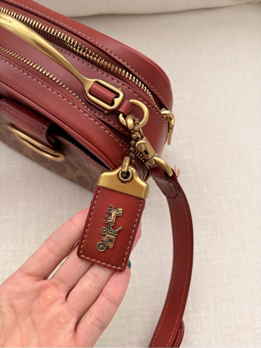 Coach Signature Canvas Crossbody - Picture 7 of 9